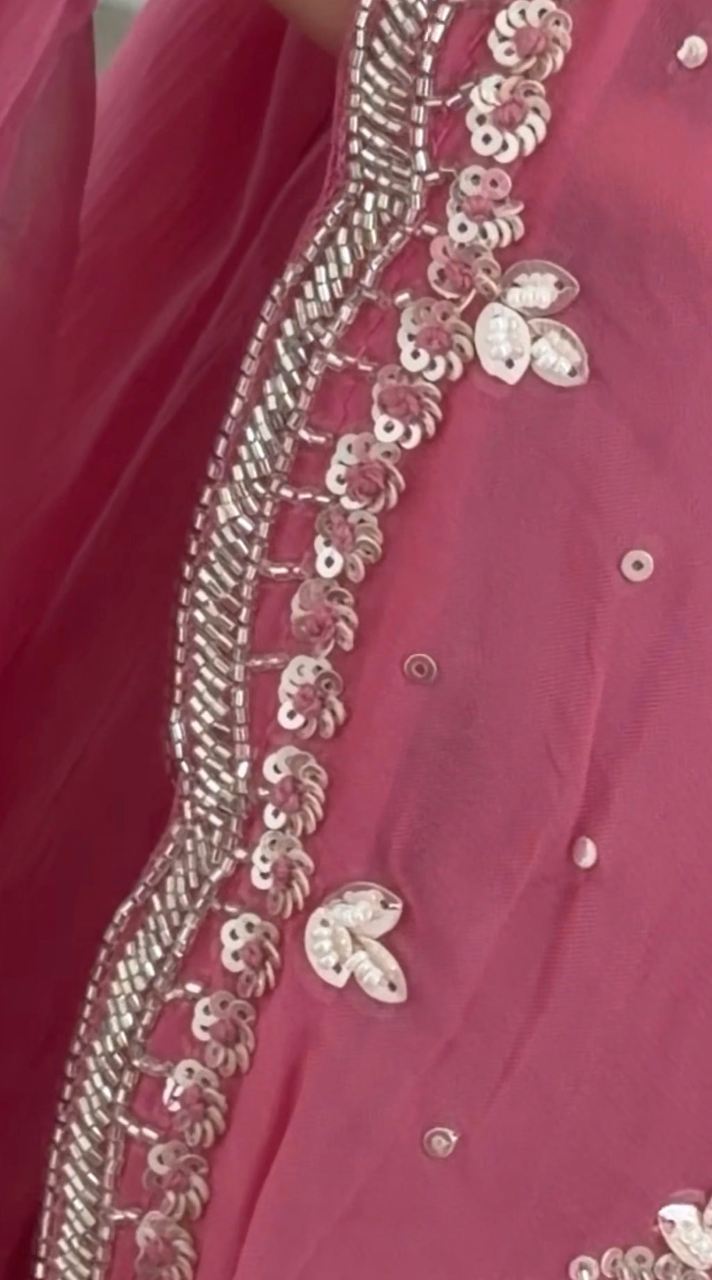 Handwork kameez with palazzo set