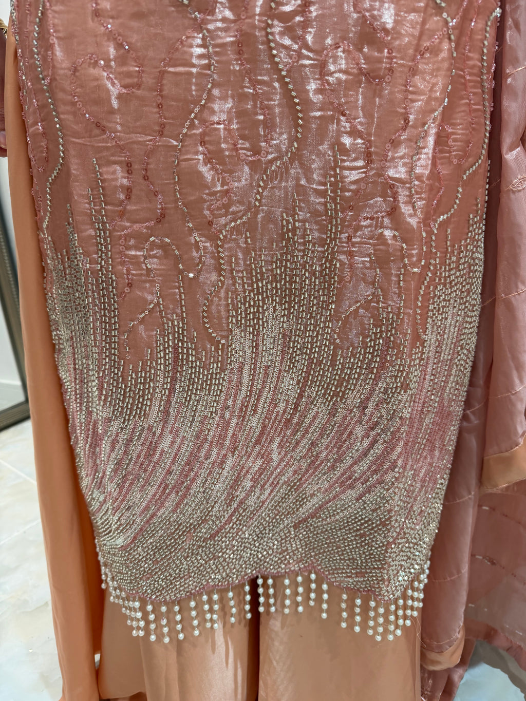 Fiza-Light Pink Extra Flared Sharara