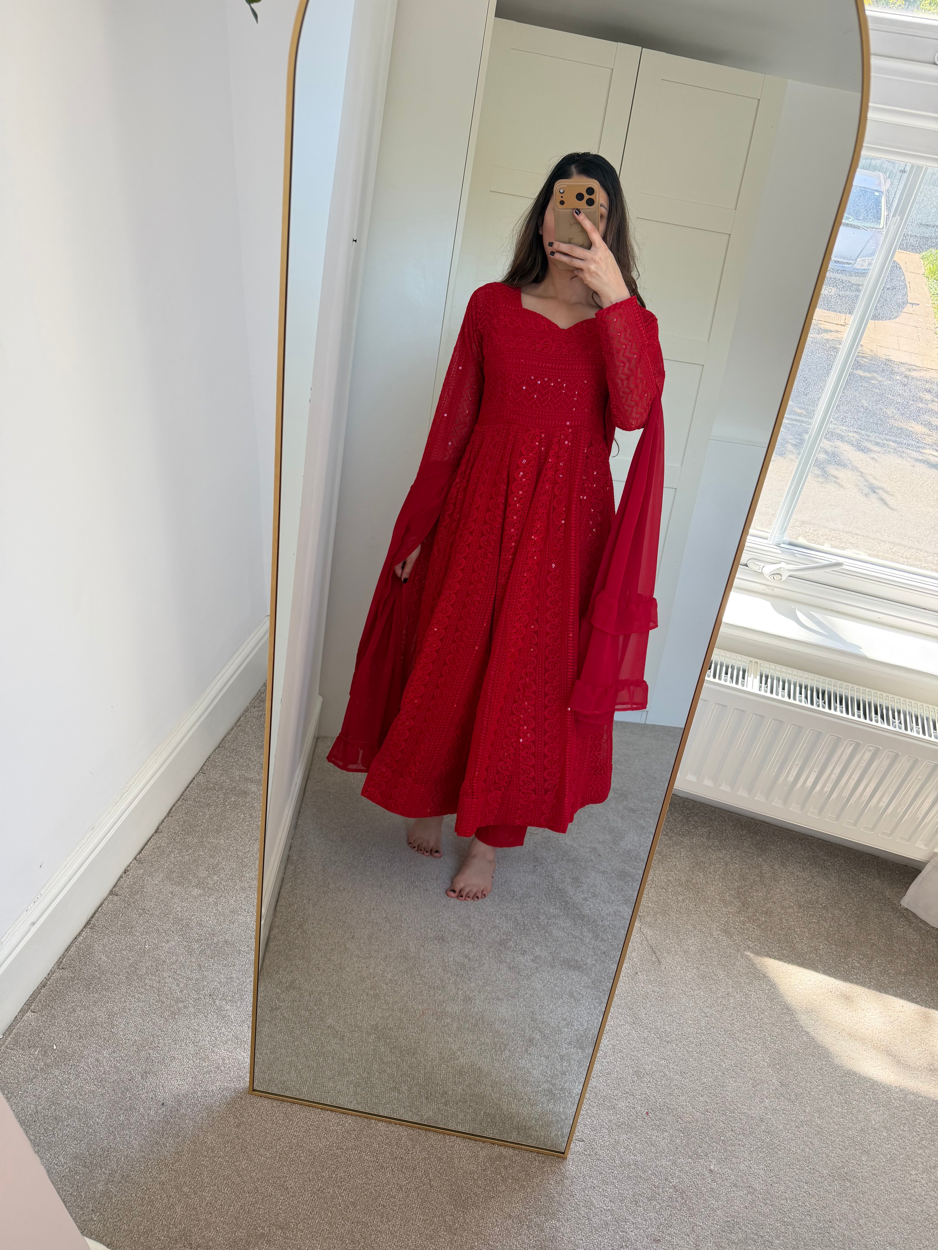 Laila-Red Anarkali