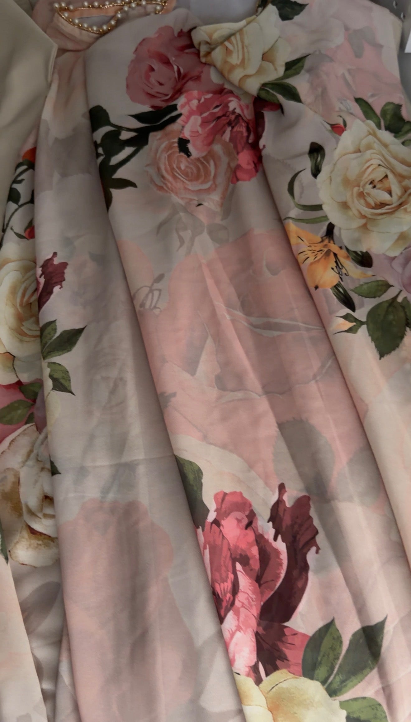 💐Saira💐-Vintage Floral Ready To Wear Saree