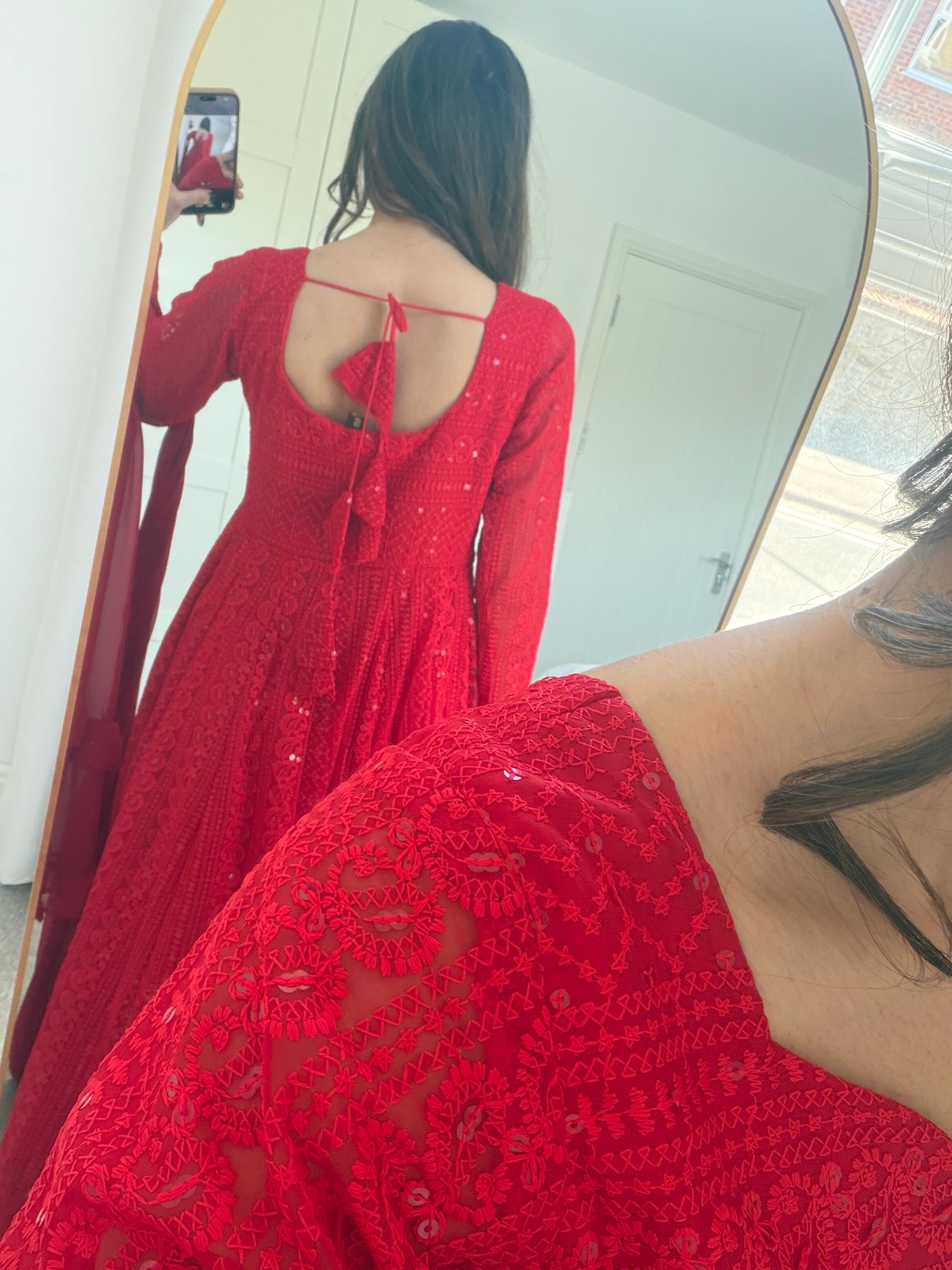 Laila-Red Anarkali