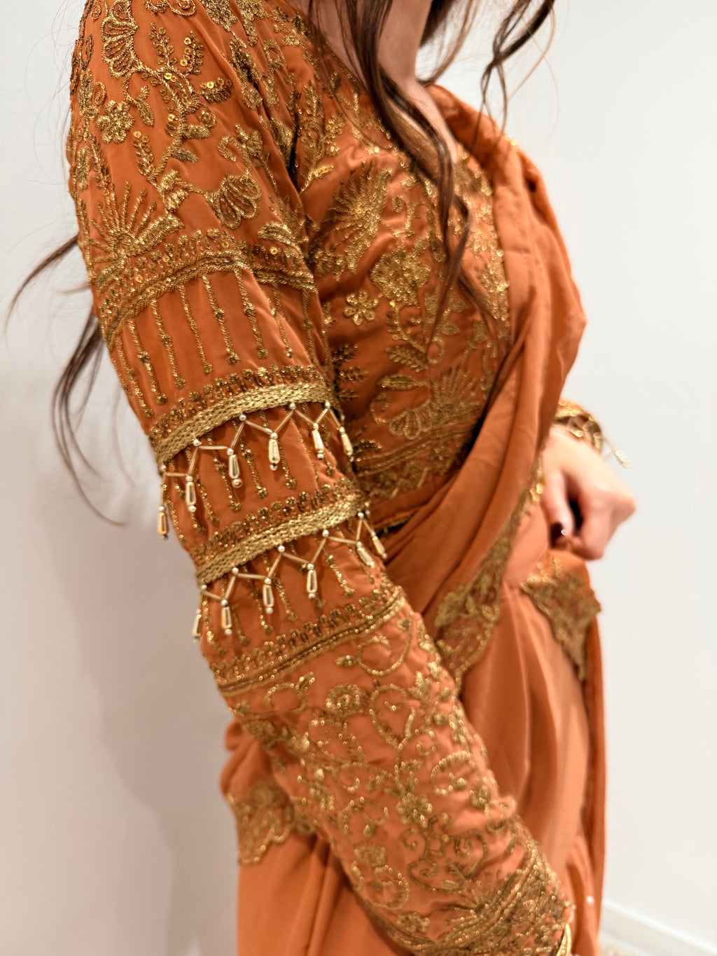 Embroidered Lehenga Saree