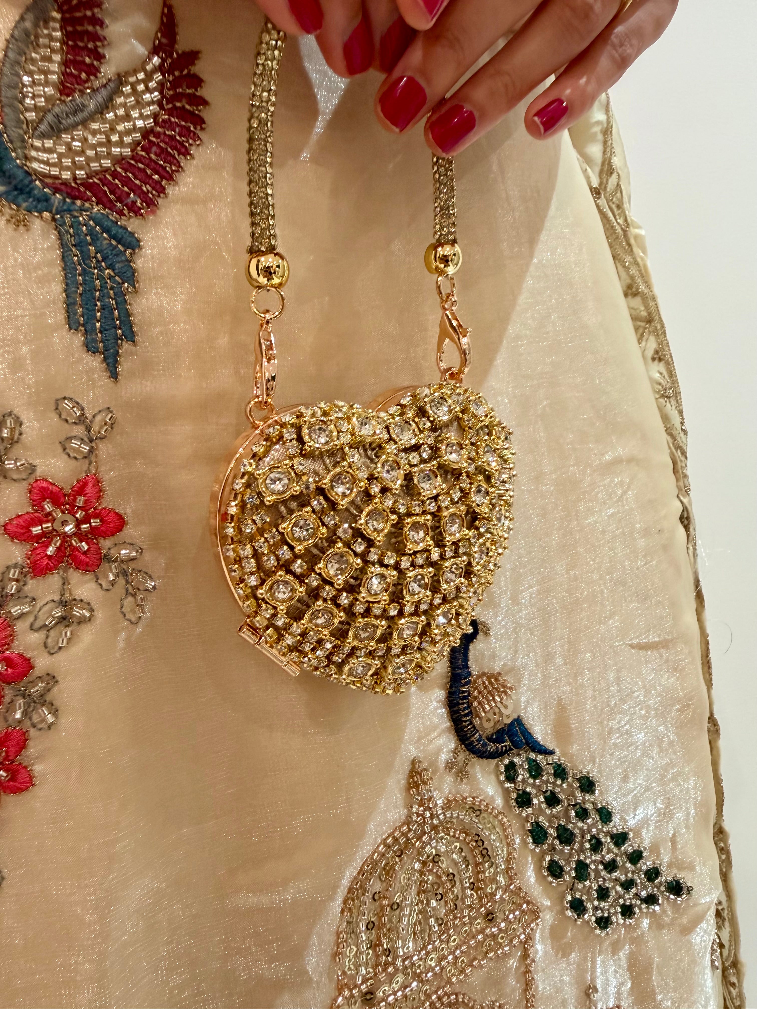 Ivory Noor -Hand Embellishment sharara set