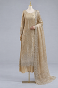 Fiza champagne Extra flared sharara