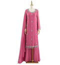Handwork kameez with palazzo set