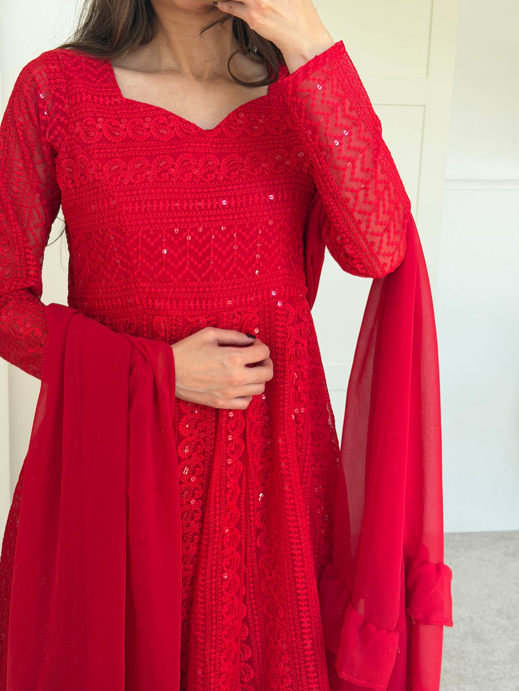 Laila-Red Anarkali