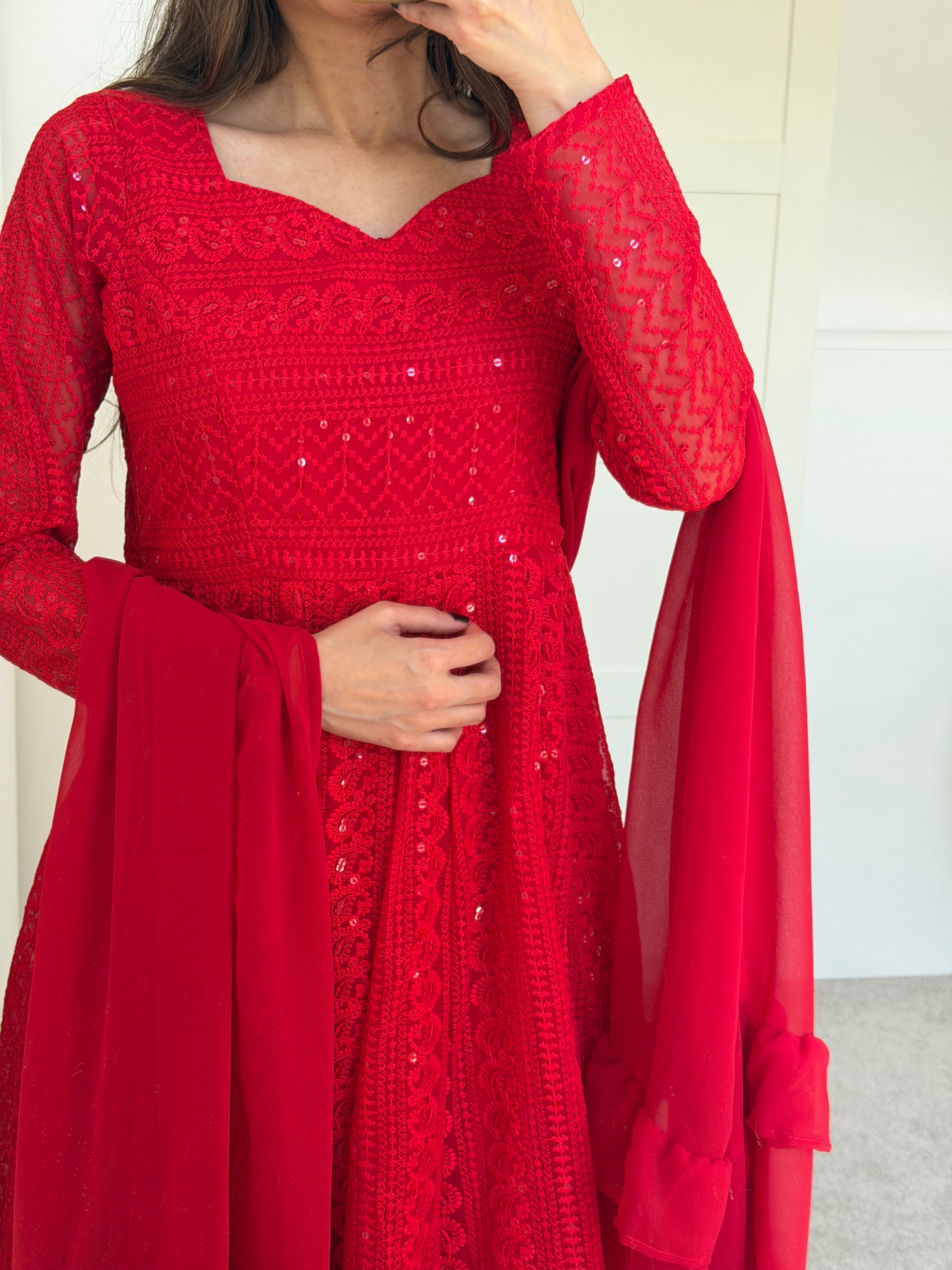 Laila-Red Anarkali