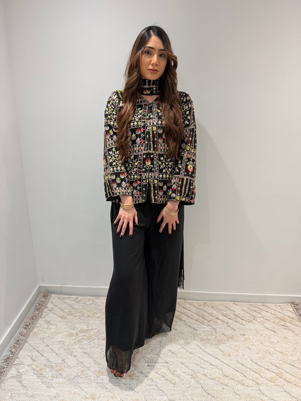 Indo western palazzo set