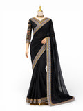 Embroidered Floral ready to wear Saree